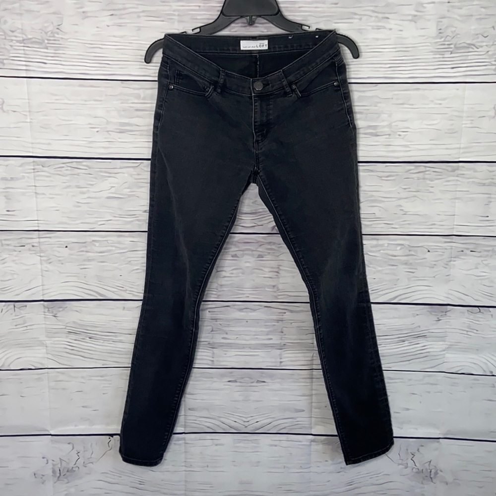 LOFT Black Stretch Jeans
